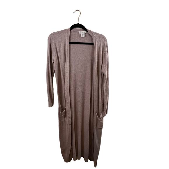 Rachel Zoe Beige Open Front Long Maxi Cardigan Size M - Picture 1 of 3